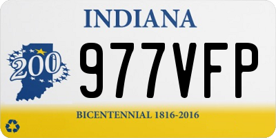 IN license plate 977VFP