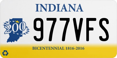 IN license plate 977VFS