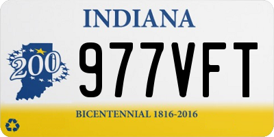 IN license plate 977VFT