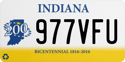 IN license plate 977VFU