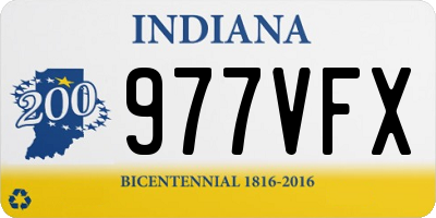 IN license plate 977VFX