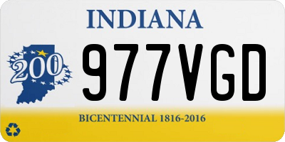 IN license plate 977VGD