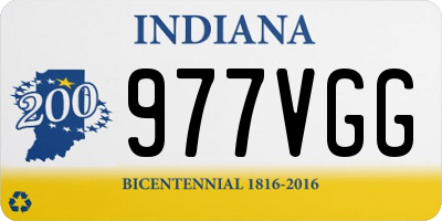 IN license plate 977VGG