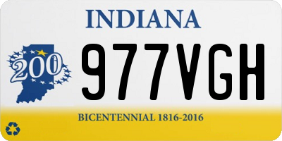 IN license plate 977VGH