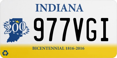IN license plate 977VGI