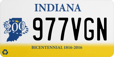 IN license plate 977VGN