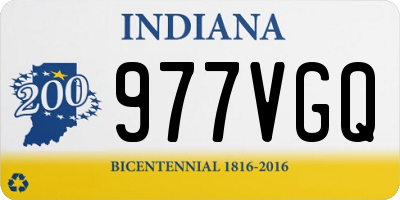 IN license plate 977VGQ
