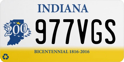 IN license plate 977VGS