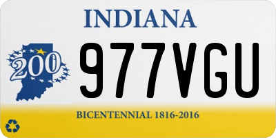 IN license plate 977VGU
