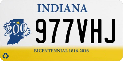 IN license plate 977VHJ