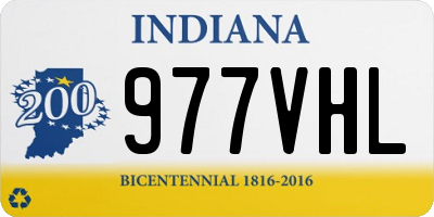 IN license plate 977VHL