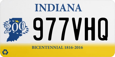 IN license plate 977VHQ