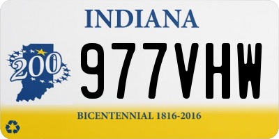 IN license plate 977VHW