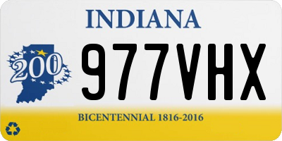IN license plate 977VHX