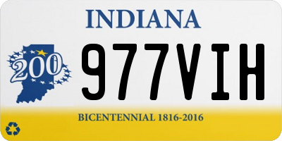 IN license plate 977VIH