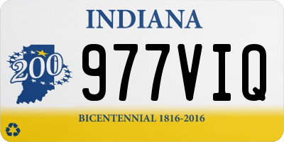 IN license plate 977VIQ