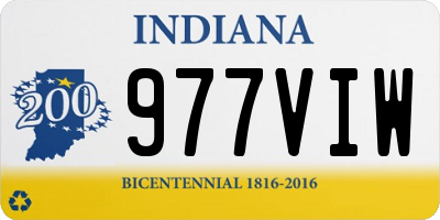 IN license plate 977VIW