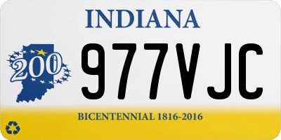 IN license plate 977VJC