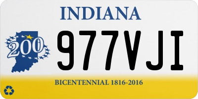 IN license plate 977VJI