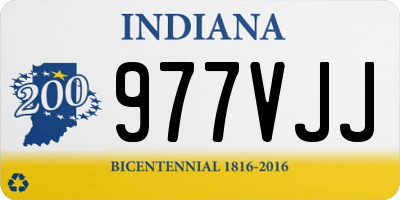 IN license plate 977VJJ