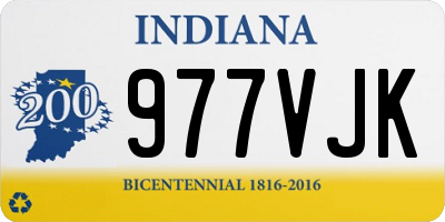 IN license plate 977VJK