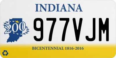 IN license plate 977VJM