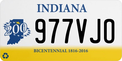 IN license plate 977VJO