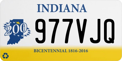 IN license plate 977VJQ