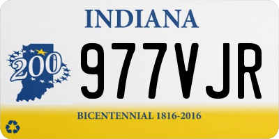 IN license plate 977VJR