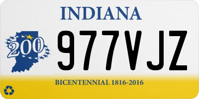 IN license plate 977VJZ