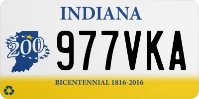 IN license plate 977VKA