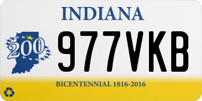 IN license plate 977VKB