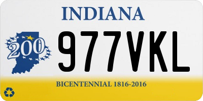 IN license plate 977VKL