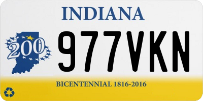 IN license plate 977VKN