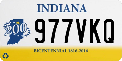 IN license plate 977VKQ