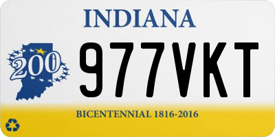 IN license plate 977VKT
