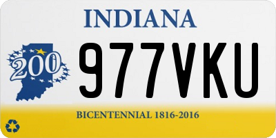 IN license plate 977VKU