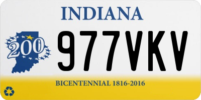 IN license plate 977VKV