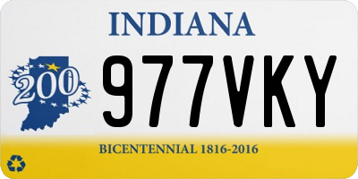 IN license plate 977VKY