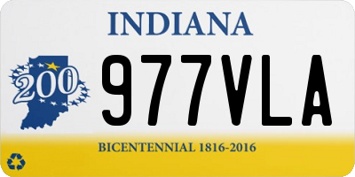 IN license plate 977VLA
