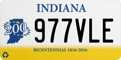 IN license plate 977VLE