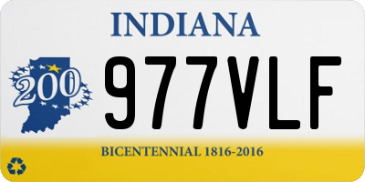 IN license plate 977VLF