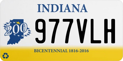 IN license plate 977VLH