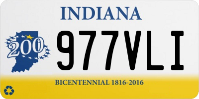 IN license plate 977VLI