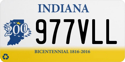 IN license plate 977VLL