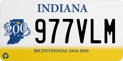 IN license plate 977VLM