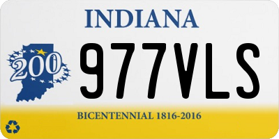 IN license plate 977VLS