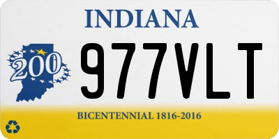 IN license plate 977VLT
