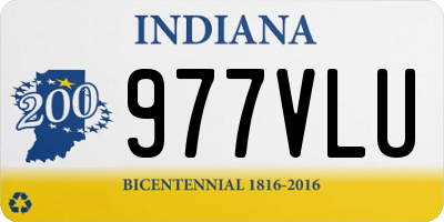 IN license plate 977VLU