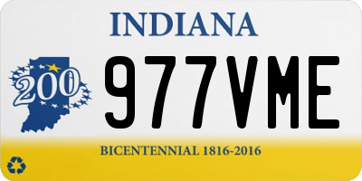 IN license plate 977VME